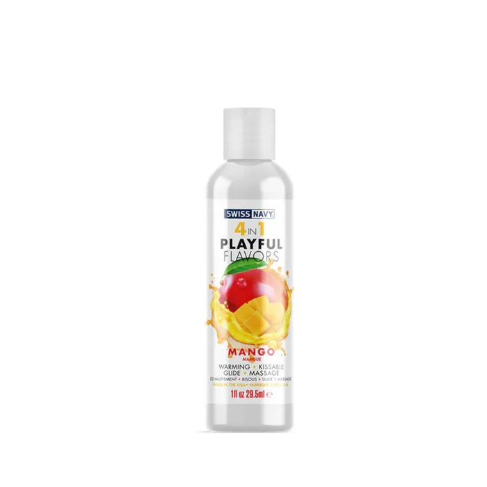 MD Science Lab Female Sex Toys Swiss Navy 4in1 Playful Flavors Mango 1 Oz