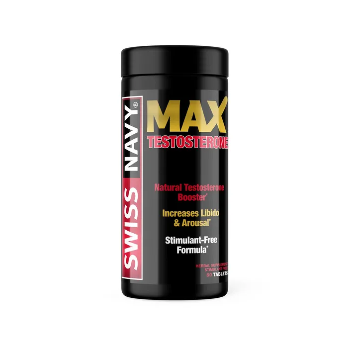MD Science Lab Vibrators Max Testoterone 60 Count Bottle