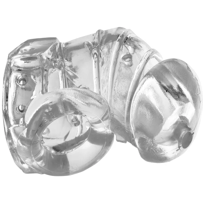 Male Sex Toys Detained 20 Restrictive Chastity Cage With Nubs XR Brands