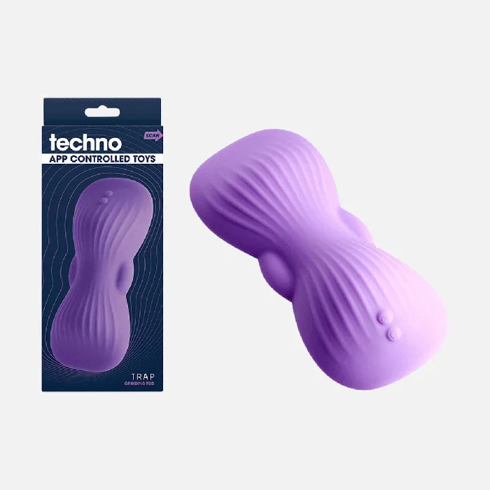 NS Novelties Vibrators Techno Trap Grinder App Control Purple NS Novelties Vibrators Techno Trap Grinder App Control Purple