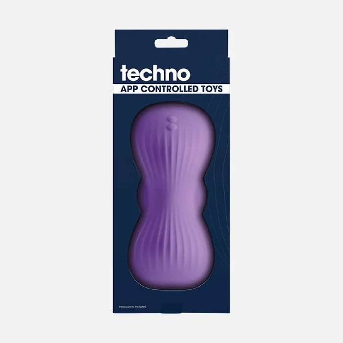 NS Novelties Vibrators Techno Trap Grinder App Control Purple NS Novelties Vibrators Techno Trap Grinder App Control Purple