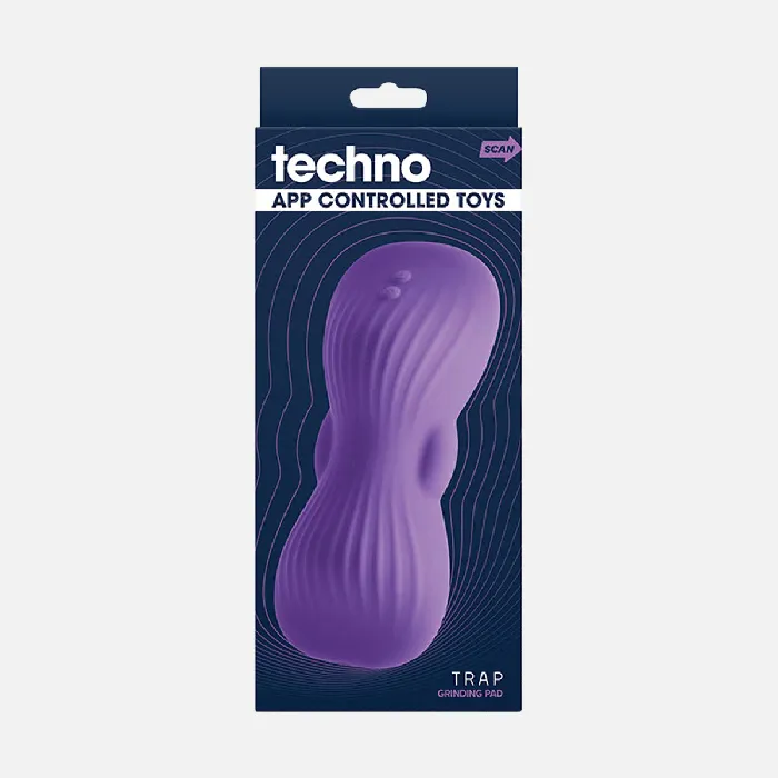 NS Novelties Vibrators Techno Trap Grinder App Control Purple NS Novelties Vibrators Techno Trap Grinder App Control Purple