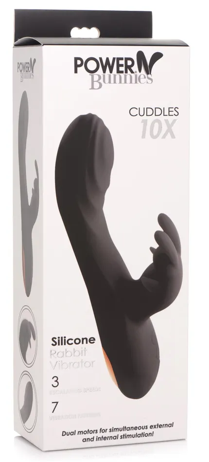Power Bunnies Power Bunnies Cuddles 10x Clit Vibrator Female Sex Toys