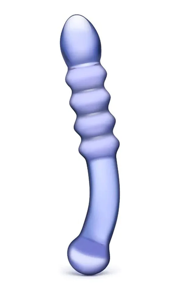 Purple Rain Ribbed Dildo Electric Novelties Dildos