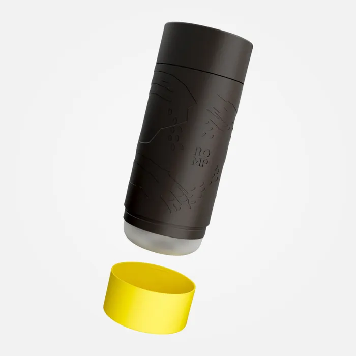 Romp Male Sex Toys Dash Black Manual Stroker with Case and Lid