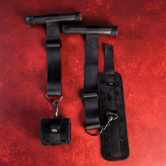 SEI MIO Couples Doorway Control Play Adjustable OverDoor Cuff Restraints