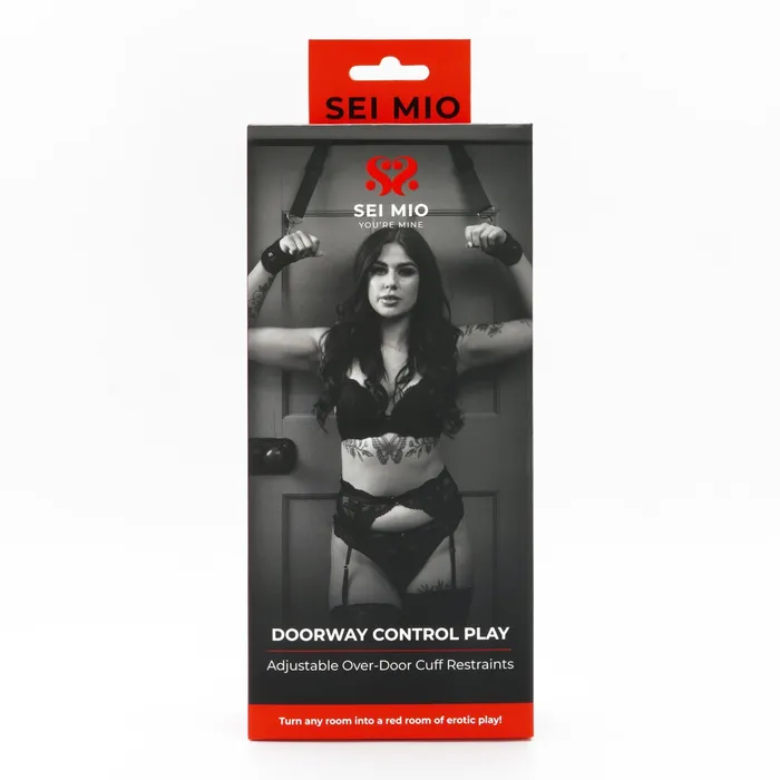 SEI MIO Couples Doorway Control Play Adjustable OverDoor Cuff Restraints