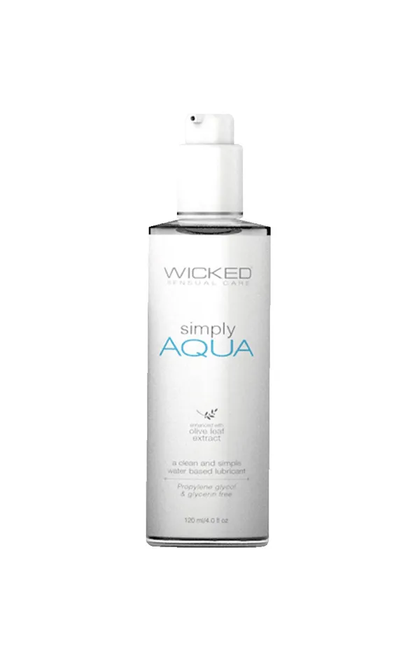 Simply Aqua Fragrance Free Lubricant 4 Fl Oz Wicked Sensual Care Lubricants Simply Aqua Fragrance Free Lubricant 4 Fl Oz Wicked Sensual Care Lubricants