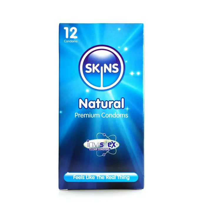 Skins Female Sex Toys Skins Condoms Natural 12 Pack