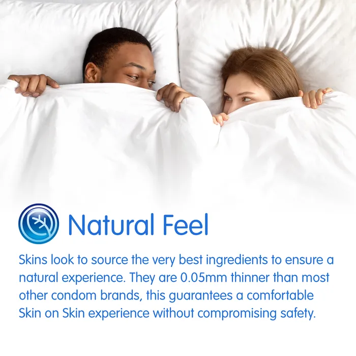 Skins Female Sex Toys Skins Condoms Natural 12 Pack