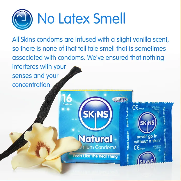 Skins Female Sex Toys Skins Condoms Natural 12 Pack