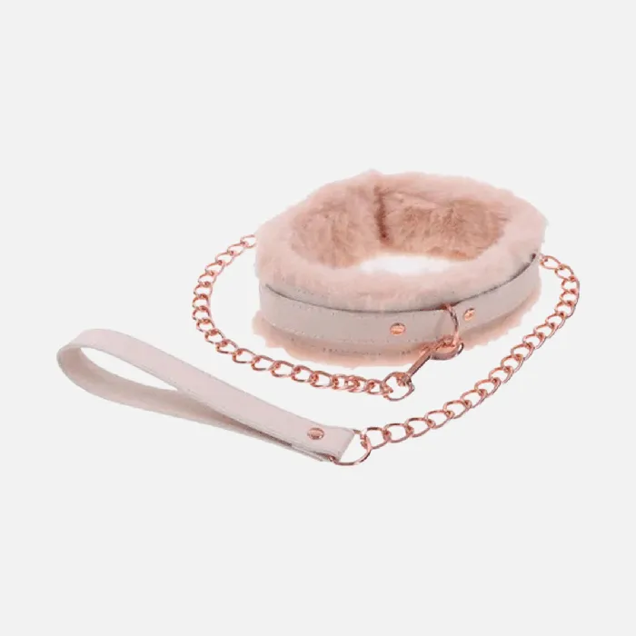 Sportsheets SM Peaches n CreaMe Fur Collar Leash Vibrators Sportsheets SM Peaches n CreaMe Fur Collar Leash Vibrators