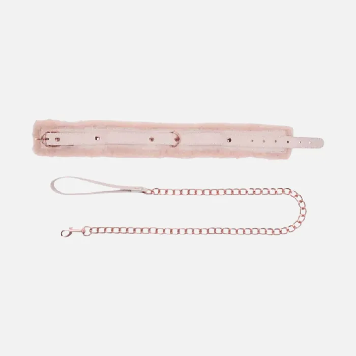 Sportsheets SM Peaches n CreaMe Fur Collar Leash Vibrators Sportsheets SM Peaches n CreaMe Fur Collar Leash Vibrators