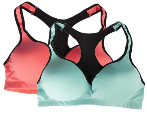 Sunset Intimates Male Sex Toys 2 Pack Low Impact Mesh Racerback Sports Bras Coral and Turquoise Sunset Intimates Male Sex Toys 2 Pack Low Impact Mesh Racerback Sports Bras Coral and Turquoise