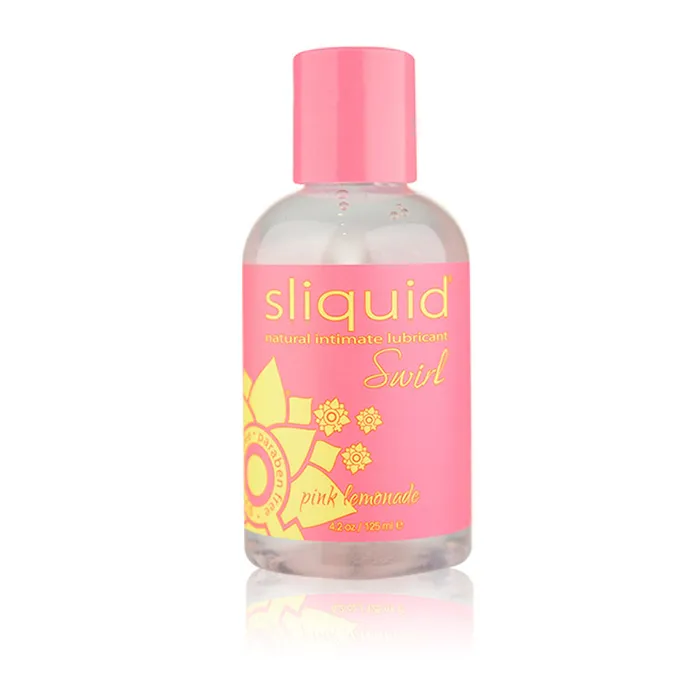 Vibrators Naturals Swirl Pink Lemonade 42 Fl Oz 124 ml Sliquid