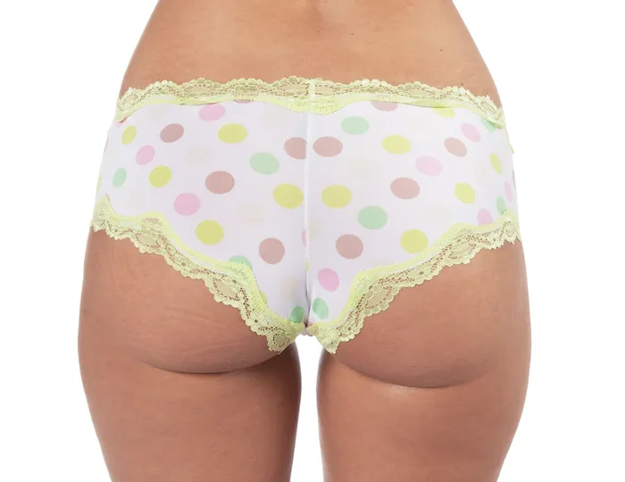 Vibrators Sunset Intimates Dots of Love Hipster Boy Shorts