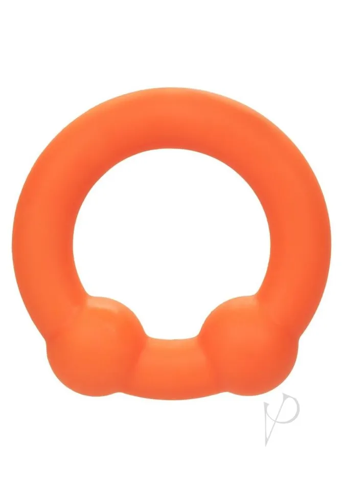 Alpha Liquid Silicone Dual Ball Ring Orange Alpha Male Sex Toys Alpha Liquid Silicone Dual Ball Ring Orange Alpha Male Sex Toys