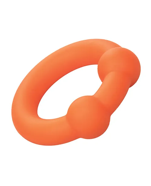 Alpha Liquid Silicone Dual Ball Ring Orange Alpha Male Sex Toys Alpha Liquid Silicone Dual Ball Ring Orange Alpha Male Sex Toys