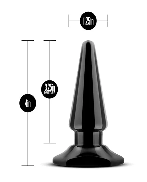 Anal Adventures Easy Butt Plug Black Anal Adventures Anal Anal Adventures Easy Butt Plug Black Anal Adventures Anal