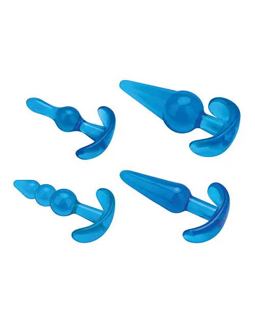 Anal Blue Line Cand B Gear Blue Line Anal Training Set 4 Piece Blue Anal Blue Line Cand B Gear Blue Line Anal Training Set 4 Piece Blue