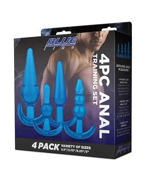 Anal Blue Line Cand B Gear Blue Line Anal Training Set 4 Piece Blue Anal Blue Line Cand B Gear Blue Line Anal Training Set 4 Piece Blue
