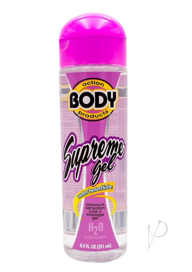 Anal Body Action Products Body Action Supreme Gel Water Based Lubricant 85 oz