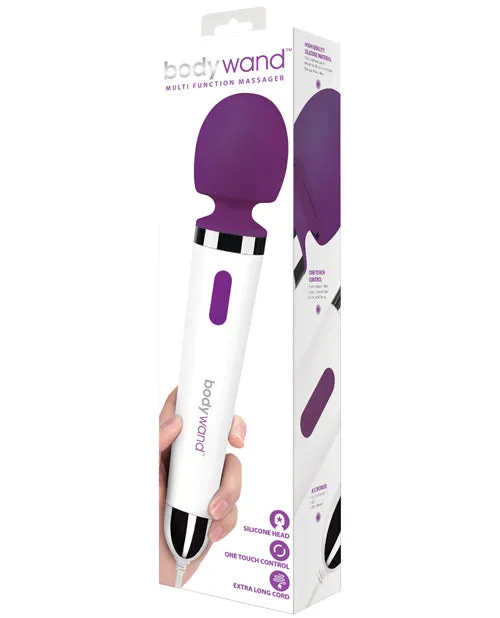 Anal Bodywand Bodywand Silicone PlugIn Wand Massager Purple Anal Bodywand Bodywand Silicone PlugIn Wand Massager Purple
