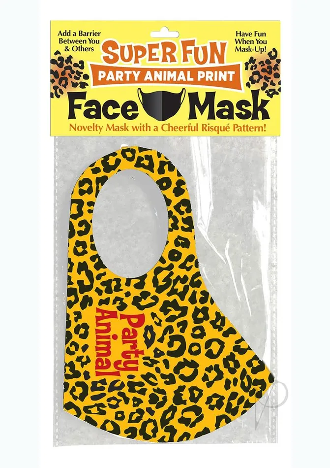 Anal Candyprints Party Super Fun Party Animal Mask GoldBlack