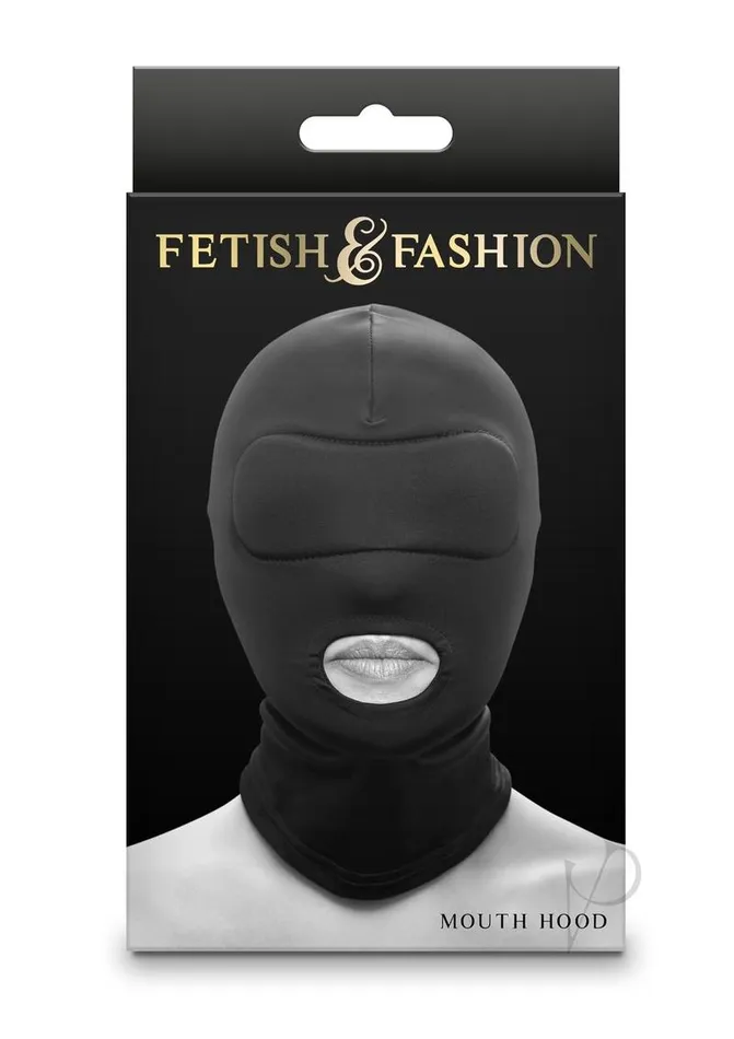 Anal Fetish And Fashion Fetish and Fashion Mouth Hood Black