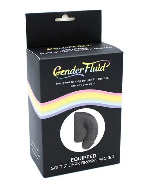 Anal Gender Fluid Gender Fluid 5 Equipped Soft Packer Dark Brown Anal Gender Fluid Gender Fluid 5 Equipped Soft Packer Dark Brown
