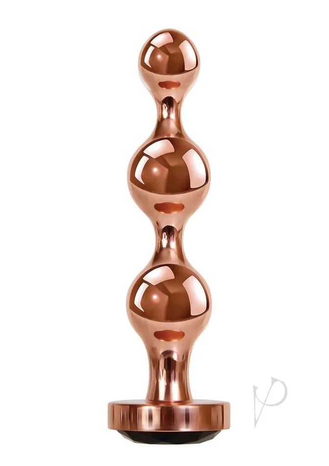 Anal Gender X Gold Digger Anal Plug Medium Rose GoldBlack Gender X