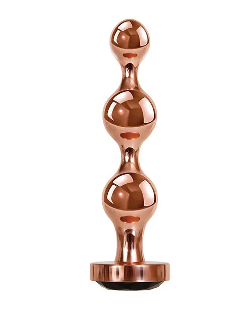 Anal Gender X Gold Digger Anal Plug Medium Rose GoldBlack Gender X
