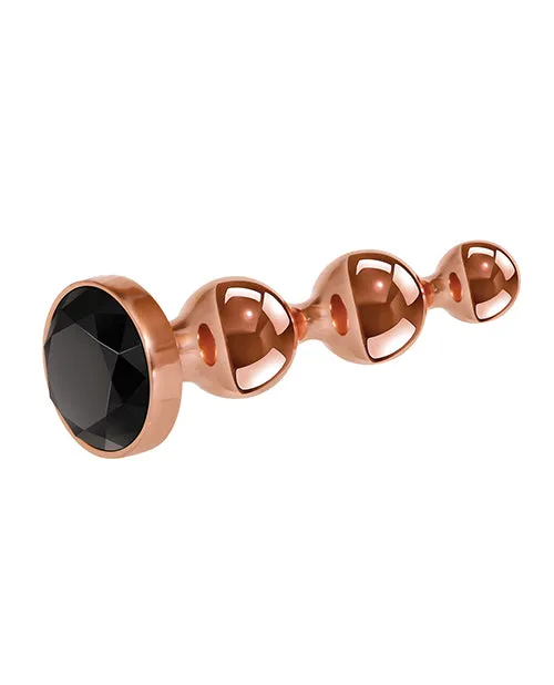 Anal Gender X Gold Digger Anal Plug Medium Rose GoldBlack Gender X