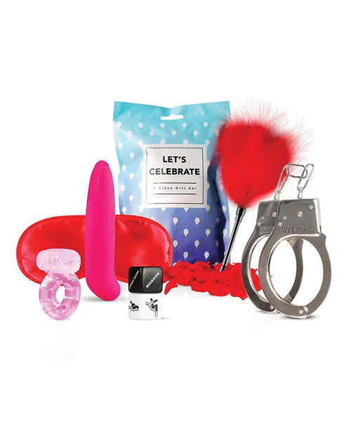 Anal Loveboxxx Loveboxxx Lets Celebrate 7 Pc Gift Set Blue