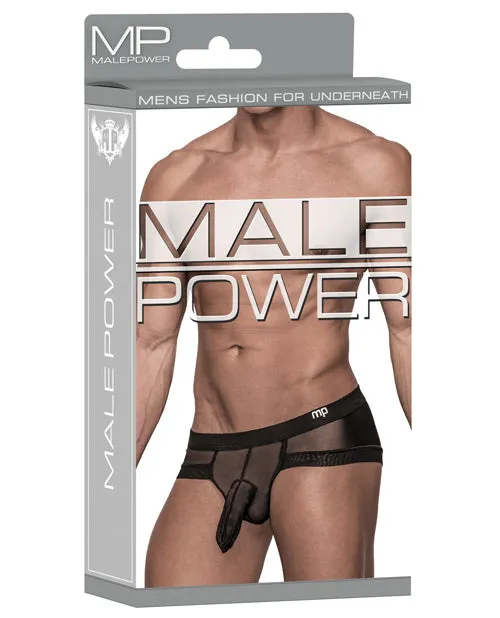 Anal Male Power Hoser Stretch Mesh Micro Mini Short Black LG Anal Male Power Hoser Stretch Mesh Micro Mini Short Black LG