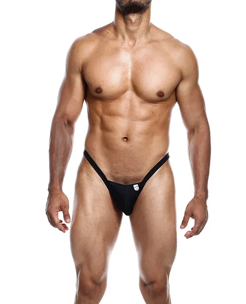 Anal Malebasics Male Basics Y Buns Thong Black SM Anal Malebasics Male Basics Y Buns Thong Black SM
