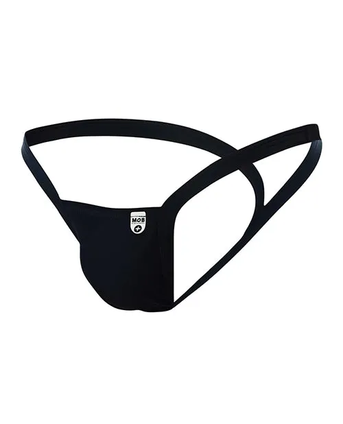 Anal Malebasics Male Basics Y Buns Thong Black SM Anal Malebasics Male Basics Y Buns Thong Black SM