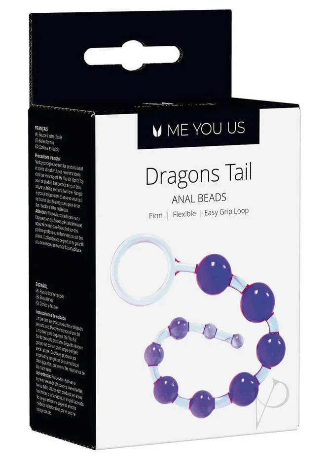 Anal Me You Us ME YOU US Dragons Tail Anal Beads Violet