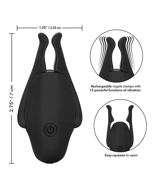 Anal Nipple Play Nipply Play Rechargeable Nipplettes Black