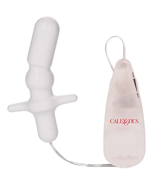 Anal Pocket Exotics Pocket Exotics Anal T Vibrating Butt Plug and Wired Remote Control Ivory Anal Pocket Exotics Pocket Exotics Anal T Vibrating Butt Plug and Wired Remote Control Ivory