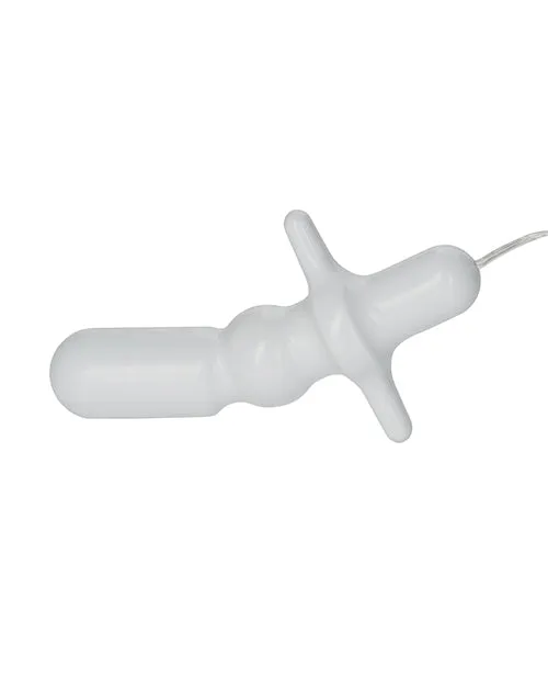 Anal Pocket Exotics Pocket Exotics Anal T Vibrating Butt Plug and Wired Remote Control Ivory Anal Pocket Exotics Pocket Exotics Anal T Vibrating Butt Plug and Wired Remote Control Ivory