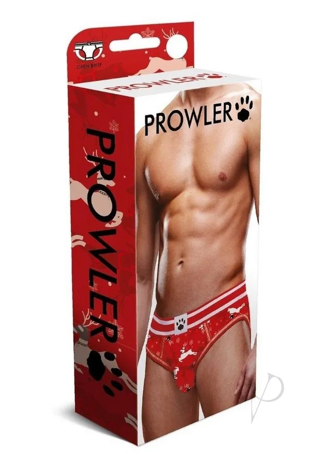 Anal Prowler Prowler Reindeer Open Brief Medium RedBlack