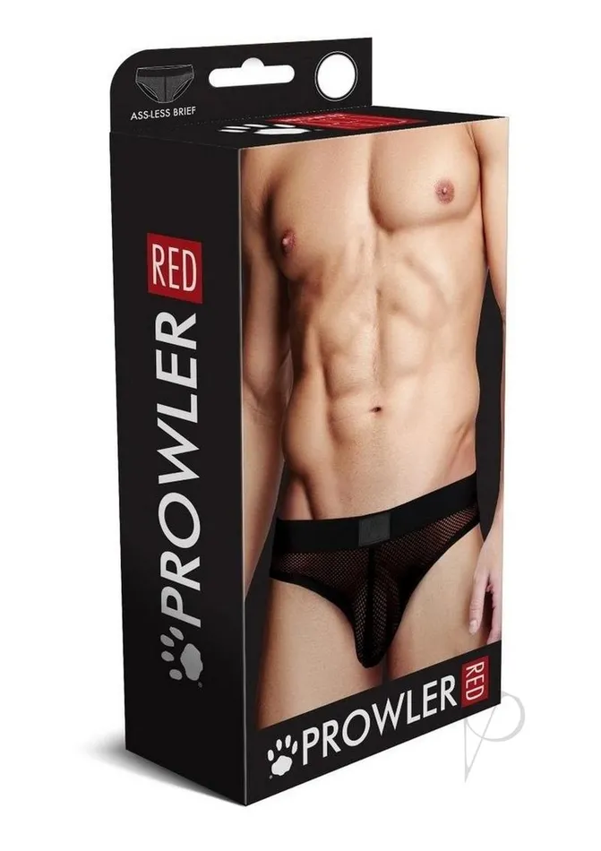 Anal Prowler Red Prowler RED Fishnet AssLess Brief Medium Black