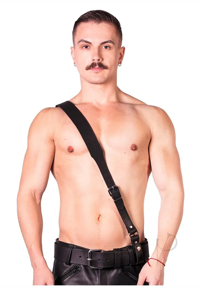 Anal Prowler RED Sam Browne Belt Medium Black Prowler Red