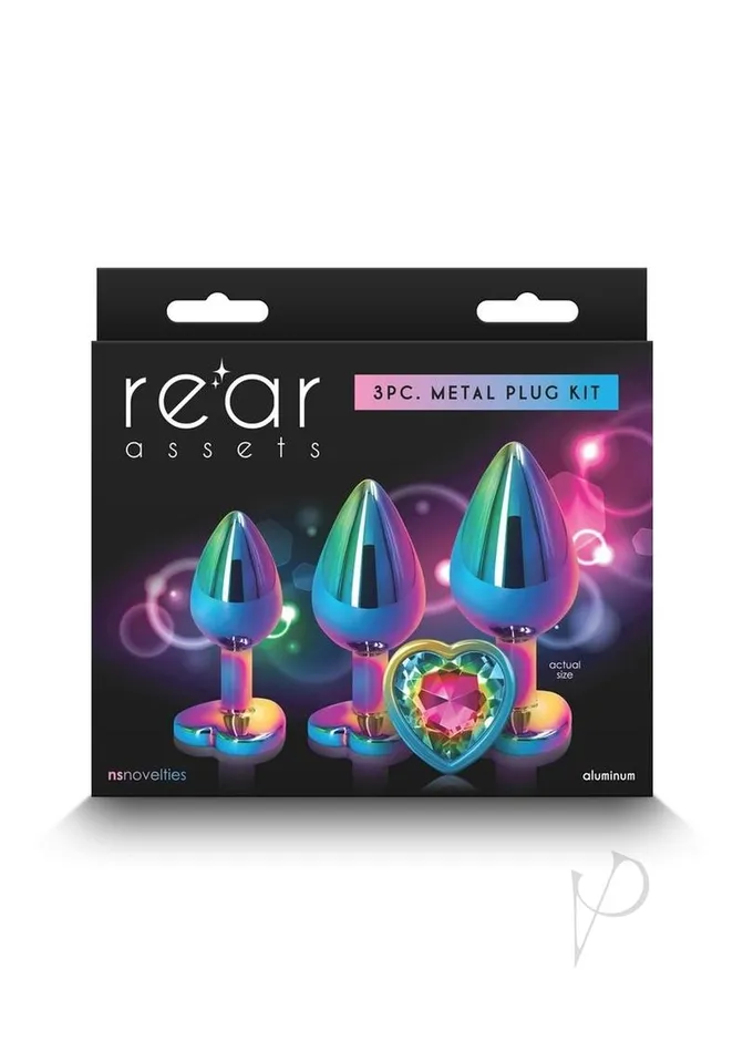 Anal Rear Assets Aluminum Anal Plug Trainer Kit 3 pieces Multicolor Rear Assets Anal Rear Assets Aluminum Anal Plug Trainer Kit 3 pieces Multicolor Rear Assets