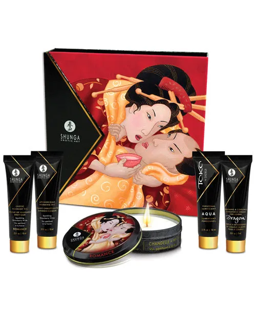 Anal Shunga Shunga Geishas Secret Luxury Gift Set Sparkling Strawberry Wine