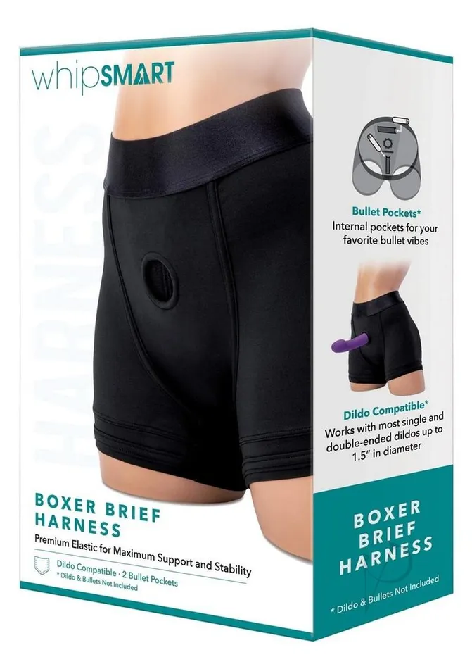 Anal Whipsmart WhipSmart Soft Packing Boxer Brief Small Black