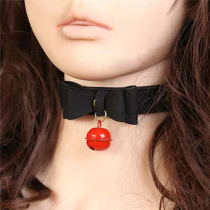 Anal Wild Night Fantasies Bell Choker for Women Cosplay