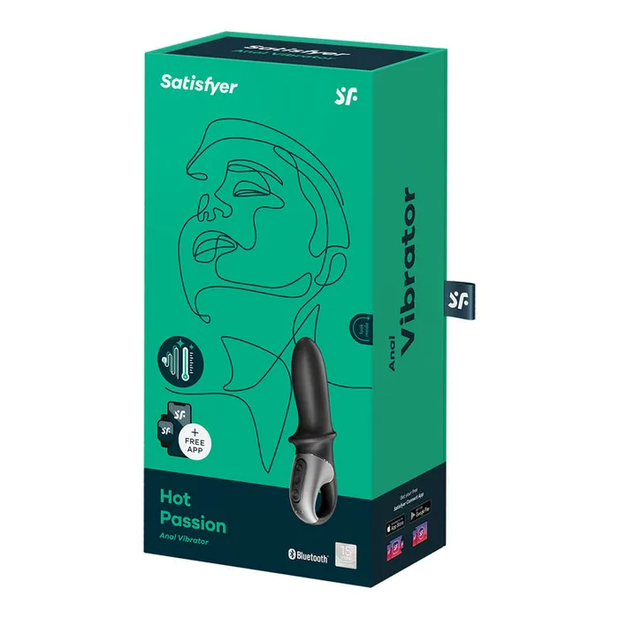 Anal Wild Night Fantasies Black Satisfyer Hot Passion Heating Anal Vibrator