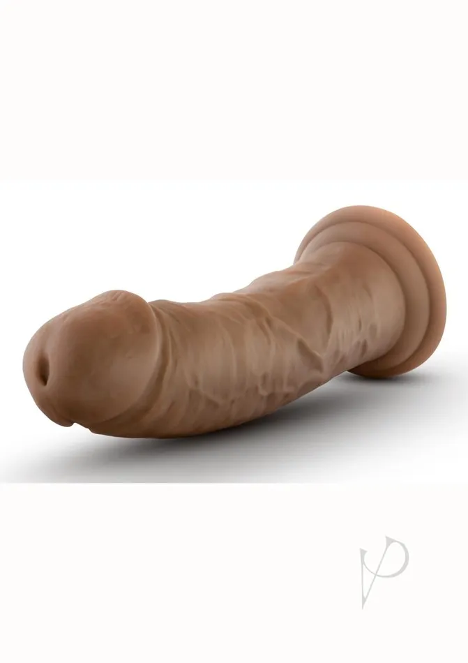 Au Naturel Dildo with Suction Cup 8in Caramel Au Naturel Female Sex Toys